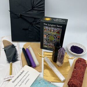 Limited edition, hand-curated witch box. Beginner witch. Cleansing. Carl Jung.